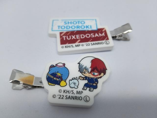 ■僕のヒーローアカデミア■ヘアクリップ ヒロアカ×サンリオキャラクターズ タキシードサム 轟焦凍 < アニメ/コミック/キャラクター ■僕のヒーローアカデミア■ヘアクリップ ヒロアカ×サンリオキャラクターズ タキシードサム 轟焦凍 < アニメ/コミック/キャラクターの