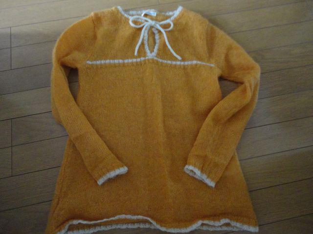 綺麗なオレンジニットワンピ < 女性ファッション  綺麗なオレンジニットワンピ < 女性ファッションの