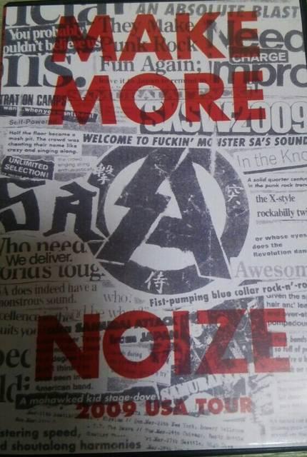 DVD SA(エスエー)MAKE MORE NOIZE 2009 USA TOUR < タレントグッズ  DVD SA(エスエー)MAKE MORE NOIZE 2009 USA TOUR  < タレントグッズの