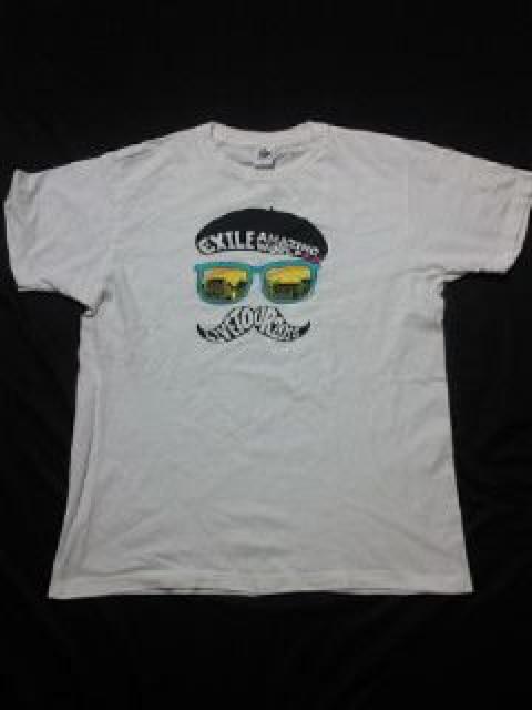 EXILE エグザイル ライブ コンサート AMAZING WORLD Tシャツ ホワイト Lサイズ 2015 < タレントグッズ  EXILE エグザイル ライブ コンサート AMAZING WORLD Tシャツ ホワイト Lサイズ 2015 < タレントグッズの