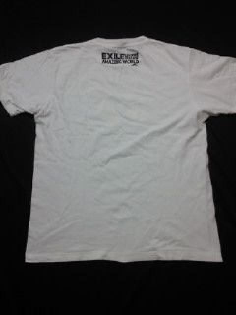 EXILE エグザイル ライブ コンサート AMAZING WORLD Tシャツ ホワイト Lサイズ 2015 < タレントグッズ  EXILE エグザイル ライブ コンサート AMAZING WORLD Tシャツ ホワイト Lサイズ 2015 < タレントグッズの