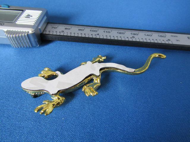 ●Gecko ゲッコー 豪華ラインストーン GOLD メタル製 エンブレム! < 自動車/バイク ●Gecko ゲッコー 豪華ラインストーン GOLD メタル製 エンブレム! < 自動車/バイク