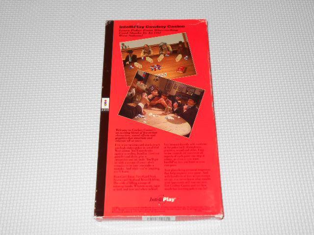 3DO★Cowboy Casino 海外版 外箱付★箱付・説明書付・ソフト付 < ゲーム本体/ソフト  3DO★Cowboy Casino 海外版 外箱付★箱付・説明書付・ソフト付 < ゲーム本体/ソフトの