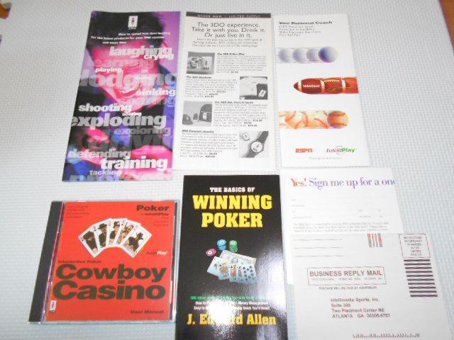 3DO★Cowboy Casino 海外版 外箱付★箱付・説明書付・ソフト付 < ゲーム本体/ソフト  3DO★Cowboy Casino 海外版 外箱付★箱付・説明書付・ソフト付 < ゲーム本体/ソフトの