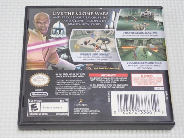 DS★STAR WARS THE CLONE WARS REPUBLIC HEROES 海外版 北米版 < ゲーム本体/ソフト  DS★STAR WARS THE CLONE WARS REPUBLIC HEROES 海外版 北米版 < ゲーム本体/ソフトの