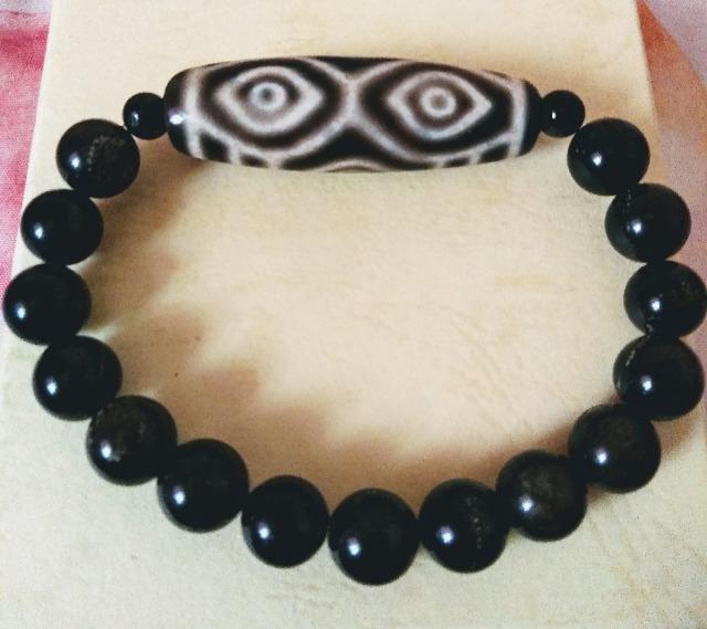 龍眼天珠のブレスレット < 男性アクセサリー/時計 龍眼天珠のブレスレット < 男性アクセサリー/時計の