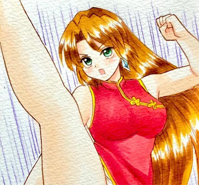 自作イラスト/藍華/キック/パンチラ < アニメ/コミック/キャラクター 自作イラスト/藍華/キック/パンチラ < アニメ/コミック/キャラクターの