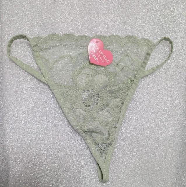 セクシーランジェリー Tバック★ソフトグリーン★レース★ショーツ★63%OFF★ < 女性ファッション セクシーランジェリー Tバック★ソフトグリーン★レース★ショーツ★63%OFF★ < 女性ファッションの