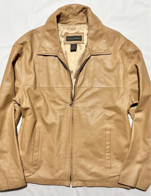 BANANA REPUBLIC バナナリパブリック 90〜00年代 ビンテージ 革 レザー ジャケット 古着 アメカジ ミリタリー < 男性ファッション BANANA REPUBLIC バナナリパブリック 90〜00年代 ビンテージ 革 レザー ジャケット 古着 アメカジ ミリタリー < 男性ファッションの