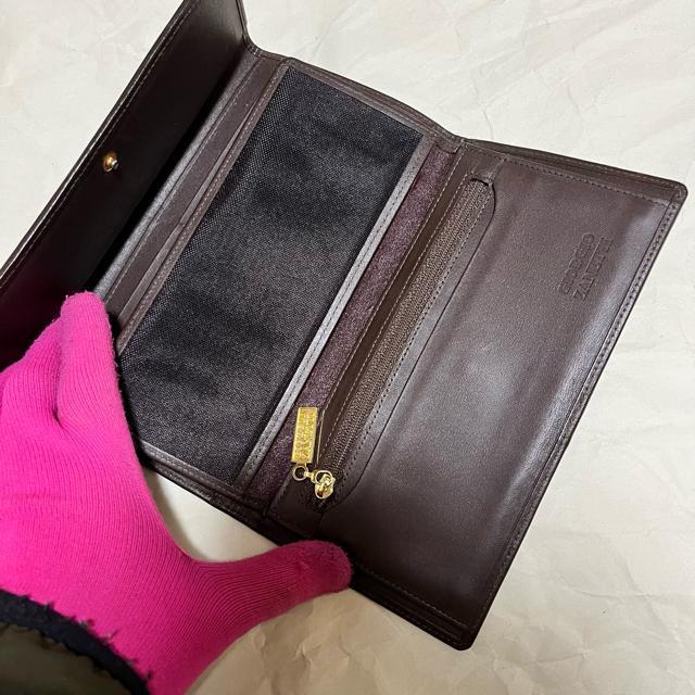 【地図柄】GIORGIO ZANETTI 三つ折り 長財布 グレー パテント調 < 女性ファッション 【地図柄】GIORGIO ZANETTI 三つ折り 長財布 グレー パテント調 < 女性ファッションの