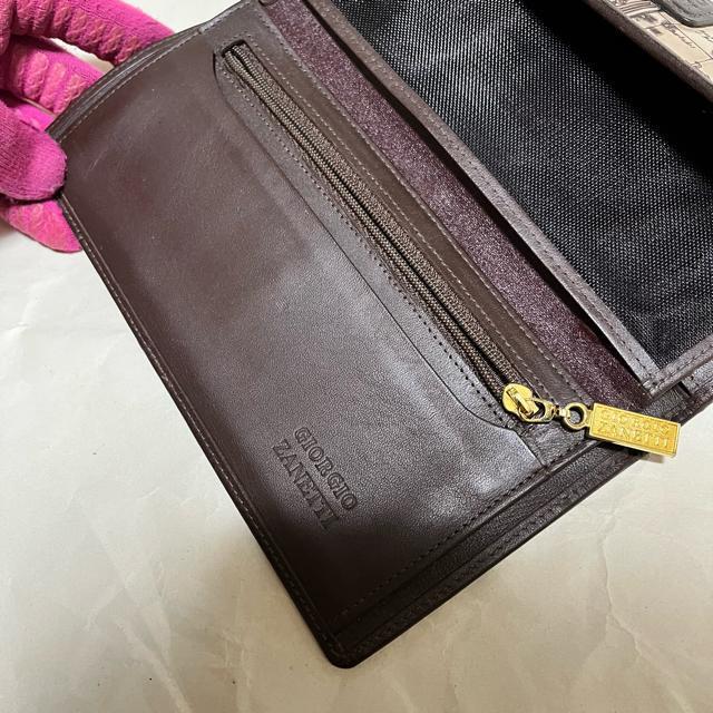 【地図柄】GIORGIO ZANETTI 三つ折り 長財布 グレー パテント調 < 女性ファッション 【地図柄】GIORGIO ZANETTI 三つ折り 長財布 グレー パテント調 < 女性ファッションの