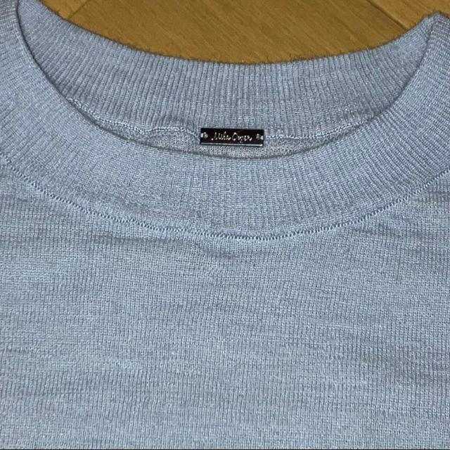 ミラオーウェン ウールセーター ニット 長袖 0 水色 薄手 < ブランド ミラオーウェン ウールセーター ニット 長袖 0 水色 薄手 < ブランドの