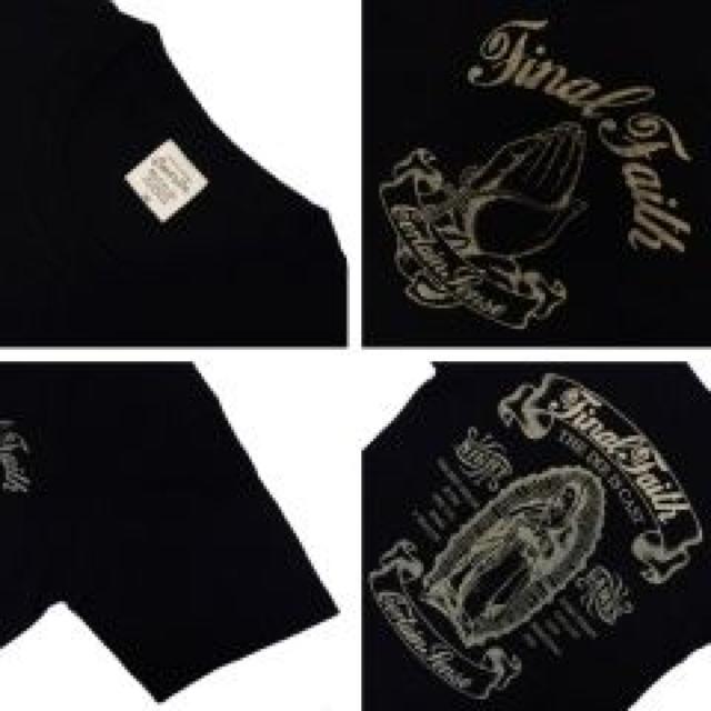 オラオラ.悪羅悪羅♪フロントプレイハンド&バックスカルマリア刺繍Tシャツ ブラック < 男性ファッション オラオラ.悪羅悪羅♪フロントプレイハンド&バックスカルマリア刺繍Tシャツ ブラック < 男性ファッションの