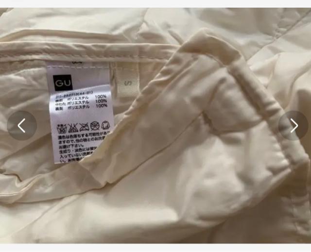 GU ジーユーの薄い綿入れ ジヤケット白色 S 送料無料 < ブランド  GU ジーユーの薄い綿入れ ジヤケット白色 S 送料無料 < ブランドの