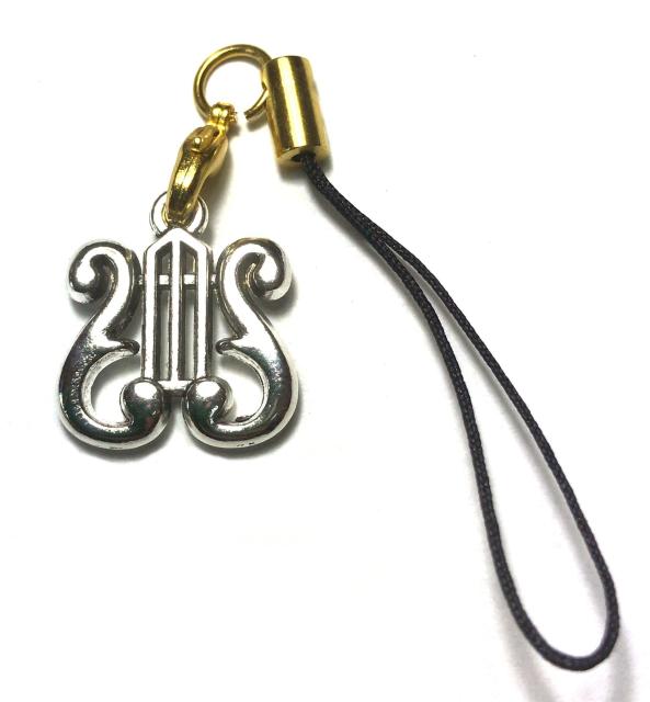 ハープ 音楽 金 管楽器 モチーフ キーホルダー 携帯ストラップ アクセサリー おしゃれ かわいい レディース おすすめ < 女性ファッション  ハープ 音楽 金 管楽器 モチーフ キーホルダー 携帯ストラップ アクセサリー おしゃれ かわいい レディース おすすめ < 女性ファッションの