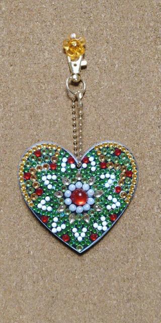 ダイヤモンドアート★キラキラハートのキーホルダーA < 女性ファッション ダイヤモンドアート★キラキラハートのキーホルダーA < 女性ファッションの