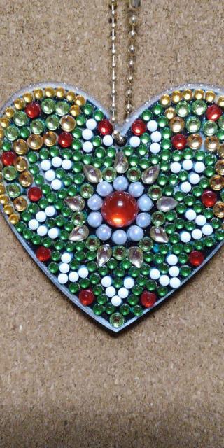 ダイヤモンドアート★キラキラハートのキーホルダーA < 女性ファッション ダイヤモンドアート★キラキラハートのキーホルダーA < 女性ファッションの