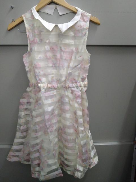 LIZ LISA☆ボーダー花柄オーガンジーノースリワンピ < ブランド LIZ LISA☆ボーダー花柄オーガンジーノースリワンピ < ブランドの