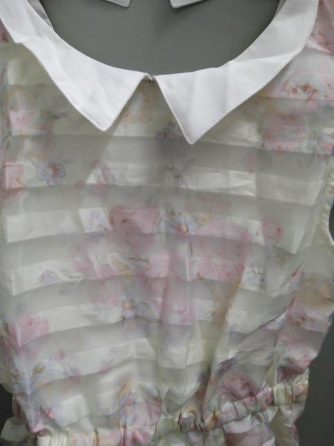 LIZ LISA☆ボーダー花柄オーガンジーノースリワンピ < ブランド LIZ LISA☆ボーダー花柄オーガンジーノースリワンピ < ブランドの