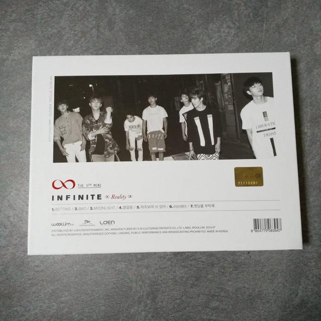 INFINITECDwReality: 5th Mini AlbumxÕihE/\M/G  K-POP  CD/DVD/rfI 