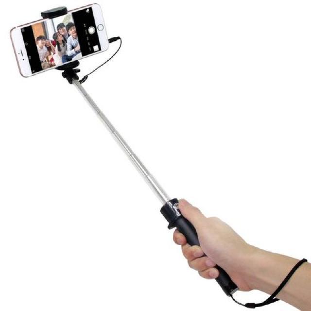 自撮り棒 セルカ棒 有線 シャッターボタン付け iphone android < 家電/AV  自撮り棒 セルカ棒 有線 シャッターボタン付け iphone android  < 家電/AVの