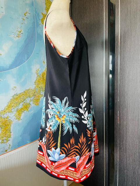 南国風プリント キャミドレス ワンピース < 女性ファッション  南国風プリント キャミドレス ワンピース < 女性ファッションの