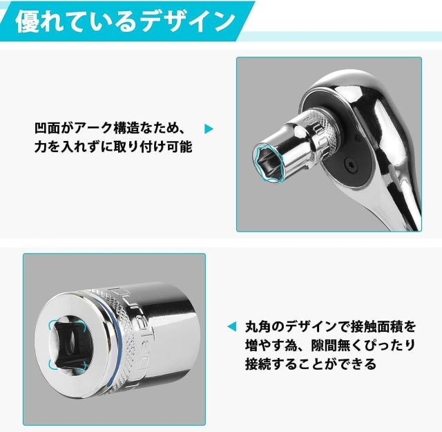 ソケットセット 差込角9.5mm(3/8インチ) 10点組 8 10 11 12 13 14 15 16 17 19mm < 自動車/バイク ソケットセット 差込角9.5mm(3/8インチ) 10点組 8 10 11 12 13 14 15 16 17 19mm < 自動車/バイク