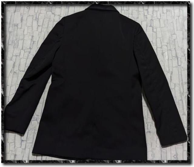 フラボア シルク使い3釦ジャケット ブレザー 黒 < ブランド  フラボア シルク使い3釦ジャケット ブレザー 黒 < ブランドの