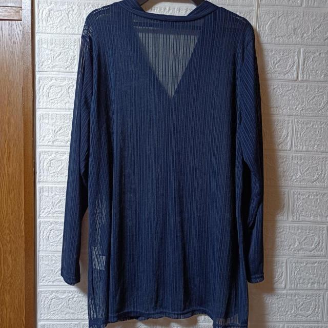 FIVE JAPAN★未使用★ポケット付薄手カーディガン/ネイビー < 女性ファッション  FIVE JAPAN★未使用★ポケット付薄手カーディガン/ネイビー < 女性ファッションの