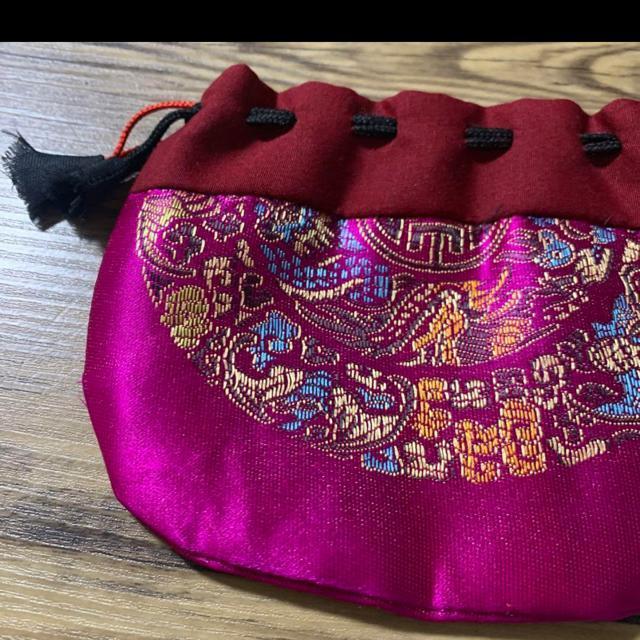 アジアン★カラフル刺繍☆デザイン☆ミニ巾着 < 女性ファッション  アジアン★カラフル刺繍☆デザイン☆ミニ巾着 < 女性ファッションの