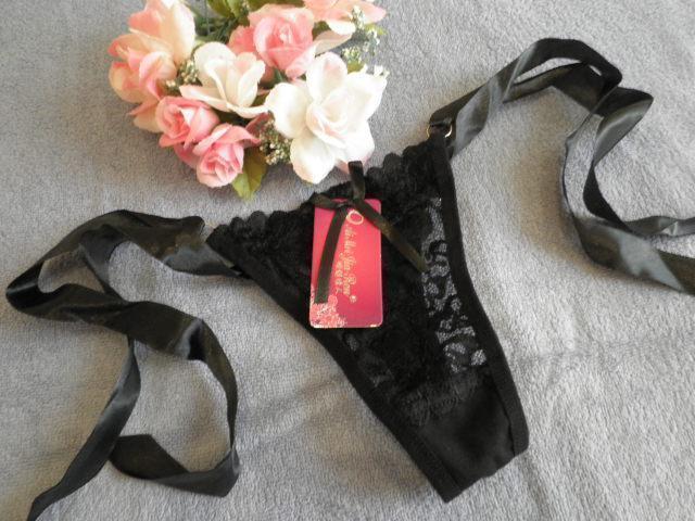 ★"▼.PinkyAngel^-^Sexyヒモ結び♪ブラックTバック.▼"★ < 女性ファッション  ★"▼.PinkyAngel^-^Sexyヒモ結び♪ブラックTバック.▼"★ < 女性ファッションの