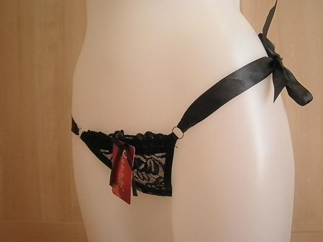 ★"▼.PinkyAngel^-^Sexyヒモ結び♪ブラックTバック.▼"★ < 女性ファッション  ★"▼.PinkyAngel^-^Sexyヒモ結び♪ブラックTバック.▼"★ < 女性ファッションの