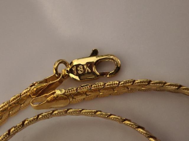 ��i�����@�l�b�N���X�@18k����L��@50cm�@�@ �� �����A�N�Z�T���[/���v�� 