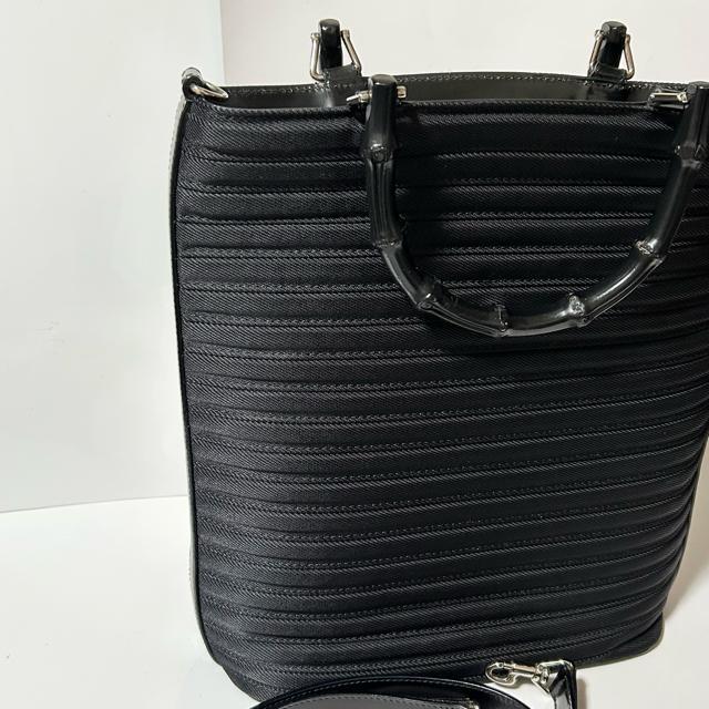 ���i GUCCI �O�b�` �o���u�[ �L�����o�X 002�E1998�E0353 2way �n���h�o�b�O �V�����_�[�o�b�O �u���b�N �� �u�����h�� 
