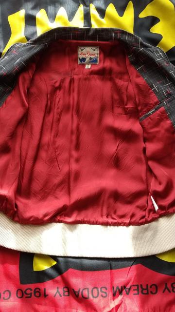 ドライボーンズ ブルゾン クリームソーダ ピンクドラゴン ロカビリー パンク ブラックキャッツ < 男性ファッション ドライボーンズ ブルゾン クリームソーダ ピンクドラゴン ロカビリー パンク ブラックキャッツ < 男性ファッションの