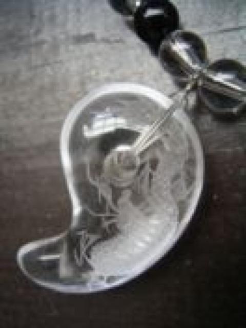 ☆即決☆龍彫水晶xオニキスx水晶ネックレス < 女性アクセサリー/時計 ☆即決☆龍彫水晶xオニキスx水晶ネックレス < 女性アクセサリー/時計の