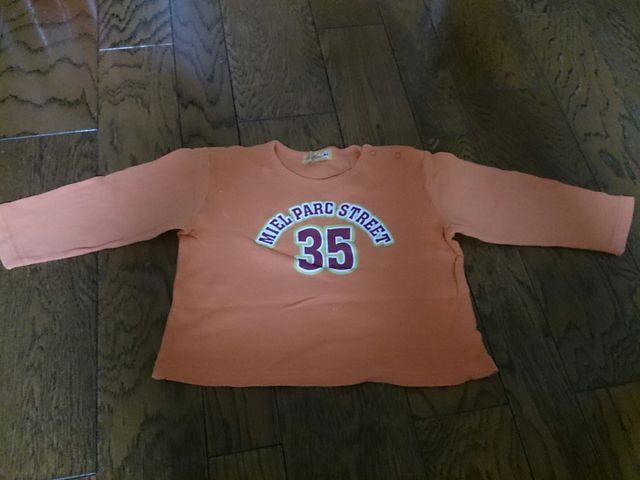 90 Miel Pare オレンジ 長ティー < キッズ/ベビー 90 Miel Pare オレンジ 長ティー < キッズ/ベビーの