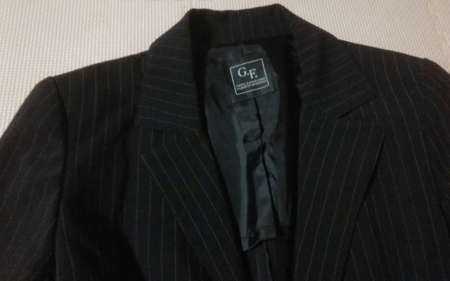 13AR ネイビー ストライプ ブレザー 美品 G.F < 女性ファッション  13AR ネイビー ストライプ ブレザー 美品 G.F < 女性ファッションの