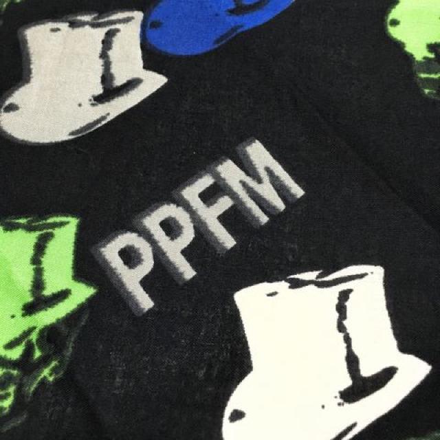 【NEW】ハット柄バンダナ/PPFM/黒×マルチカラー/スカル < 男性ファッション  【NEW】ハット柄バンダナ/PPFM/黒×マルチカラー/スカル < 男性ファッションの