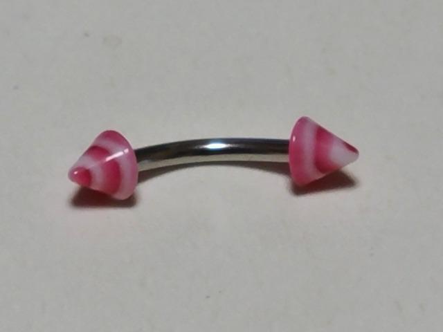 送料無料/サージカルステンレスボディピアス16G/ポスト1cm/マーブルレッド < 男性アクセサリー/時計  送料無料/サージカルステンレスボディピアス16G/ポスト1cm/マーブルレッド  < 男性アクセサリー/時計の