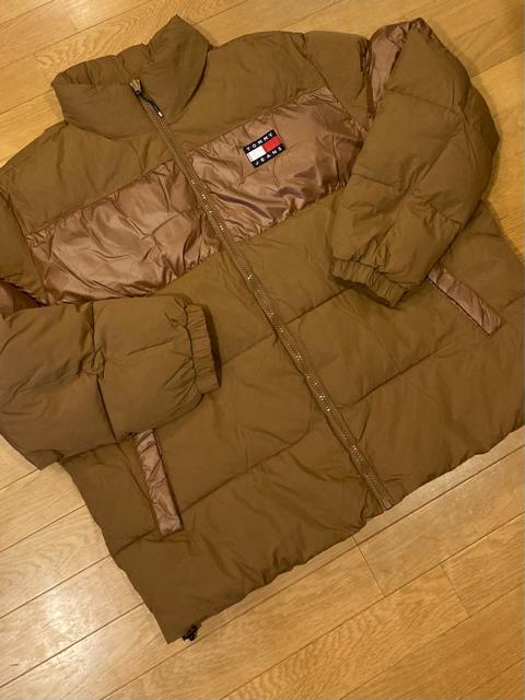 TOMMY JEANS  超大きいsizeXXL  ダウンジャケット 肉厚 茶系  トミーヒルフィガー < ブランド  TOMMY JEANS  超大きいsizeXXL  ダウンジャケット 肉厚 茶系  トミーヒルフィガー  < ブランドの