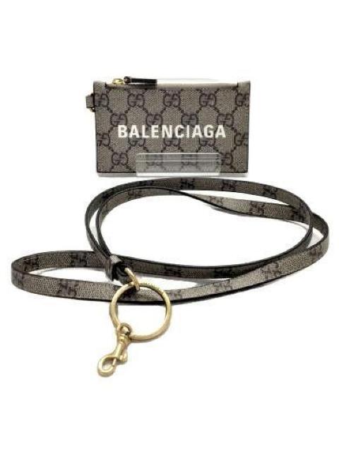 ☆GUCCI×BALENCIAGA グッチ バレンシアガ コラボ ショルダー付き カードケース コインケース☆ユニセックス < ブランド ☆GUCCI×BALENCIAGA グッチ バレンシアガ コラボ ショルダー付き カードケース コインケース☆ユニセックス < ブランドの