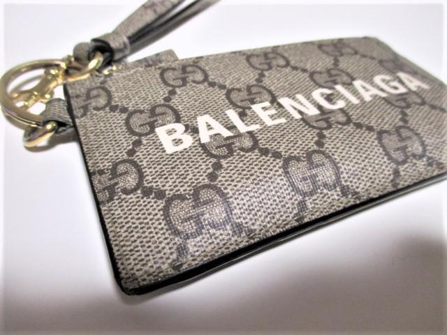 ☆GUCCI×BALENCIAGA グッチ バレンシアガ コラボ ショルダー付き カードケース コインケース☆ユニセックス < ブランド ☆GUCCI×BALENCIAGA グッチ バレンシアガ コラボ ショルダー付き カードケース コインケース☆ユニセックス < ブランドの