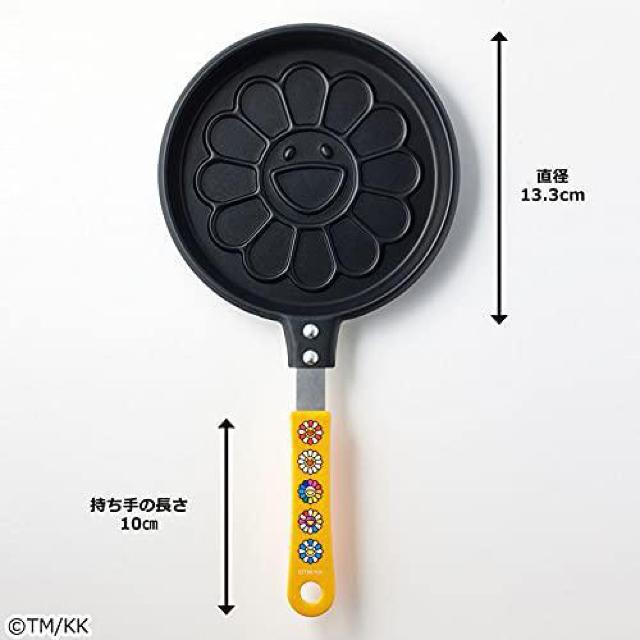 村上隆お花パンケーキパンU IH対応/smart2021年12月号付録 < インテリア/ライフ  村上隆お花パンケーキパンU IH対応/smart2021年12月号付録 < インテリア/ライフの