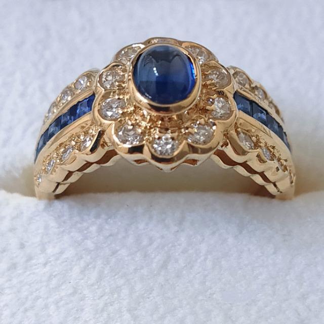 _Ch~Tt@CA J{VJbg O K18YG 0.99ct 0.44ct 5.0g
