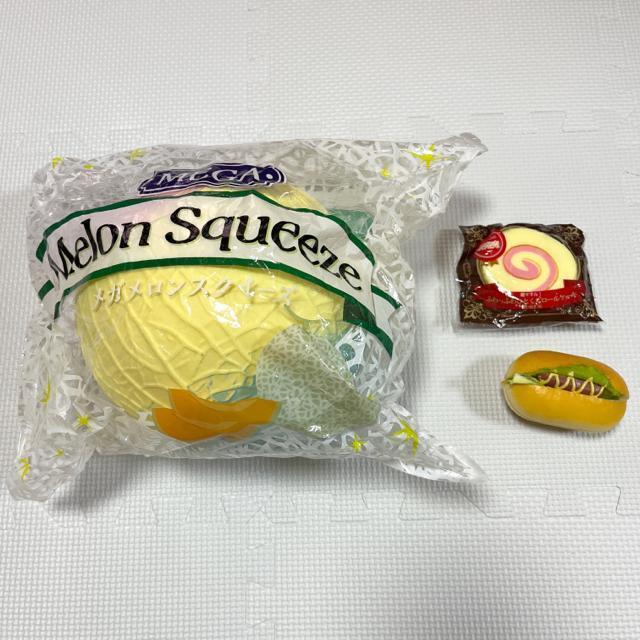 スクイーズ メガメロン ロールケーキ ホットドッグ < おもちゃ  スクイーズ メガメロン ロールケーキ ホットドッグ  < おもちゃの