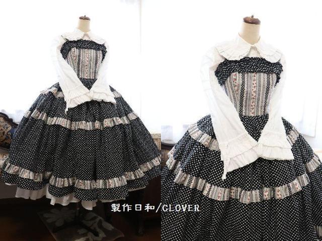 苺×水玉JSK XS~Mサイズ < 女性ファッション  苺×水玉JSK XS~Mサイズ < 女性ファッションの