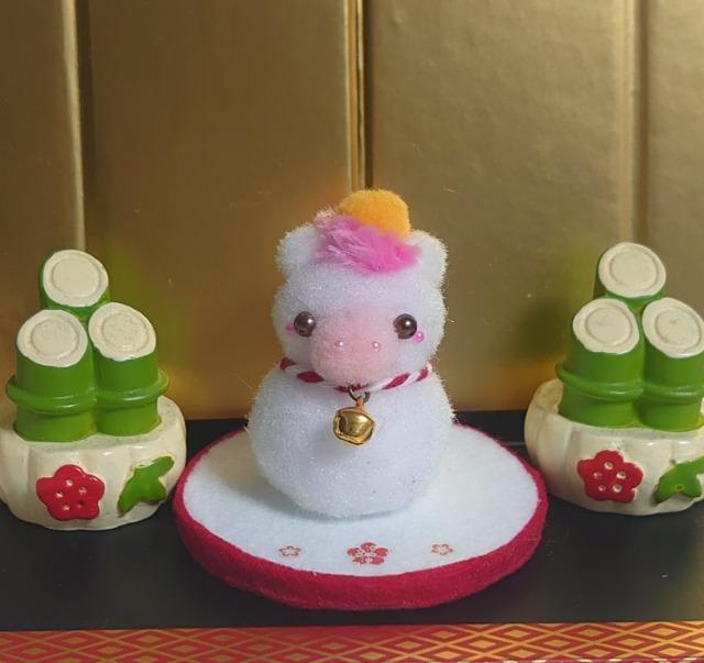 ハンドメイド♪ポンポンマスコット『午年☆カラフルぽに鏡餅』桃 < ペット/手芸/園芸 ハンドメイド♪ポンポンマスコット『午年☆カラフルぽに鏡餅』桃 < ペット/手芸/園芸の