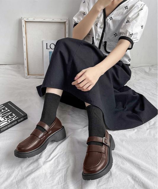 送料無料 新品 ローファー レディース 厚底 太ヒール < 女性ファッション 送料無料 新品 ローファー レディース 厚底 太ヒール < 女性ファッションの