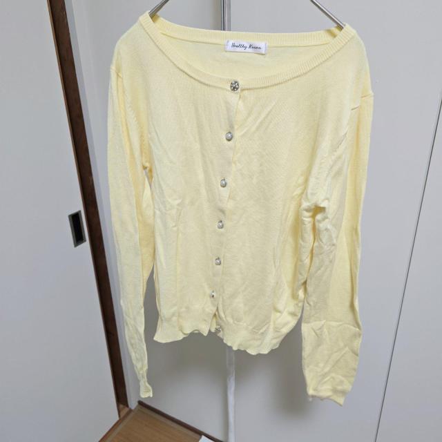 HEALTHY KAREN カーディガン クリームイエロー 480 < ブランド HEALTHY KAREN カーディガン クリームイエロー 480 < ブランドの